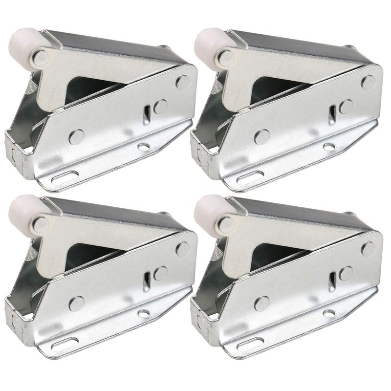 HWMATE Push to Open Touch Release Lock Spring Loaded Latch for Kitchen Cabinet Cupboard Wardrobe Door (4 Pack) - Image 1